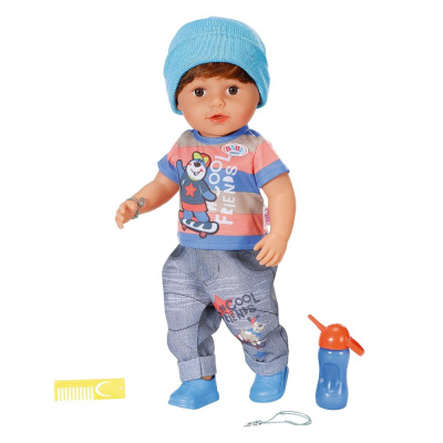 Интерактивная кукла Беби борн Братик 43 см Baby Born 41270 01